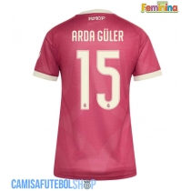 Camisa de time de futebol Real Madrid Arda Guler #15 Replicas 3º Equipamento Feminina 2026-27 Manga Curta